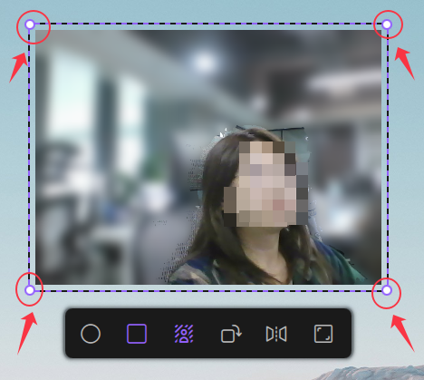 얼굴나오게 화면 녹화하는 방법 3단계