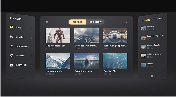 SKYBOX VR 비디오 플레이어 Windows