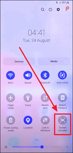 탭 화면 레코더