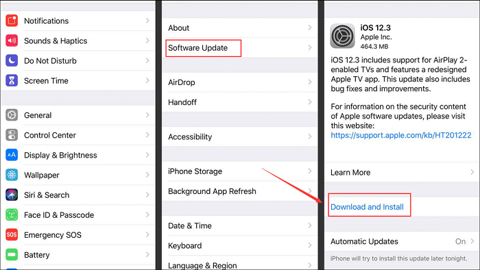 아이폰 업데이트