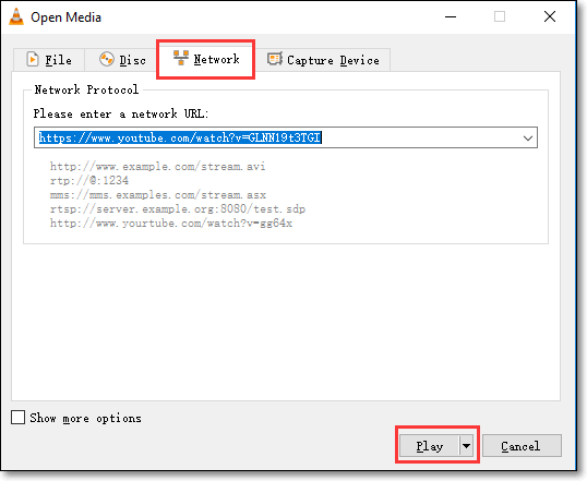 VLC로 유튜브 스트리밍 영상 녹화하기