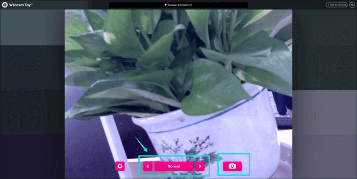 웹캠 장난감으로 사진 찍기