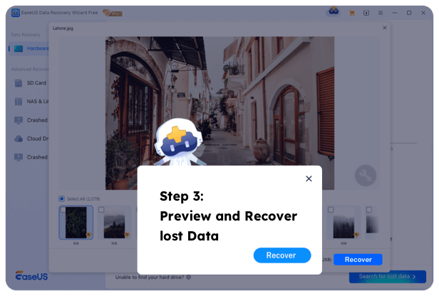 손실된 데이터 검색